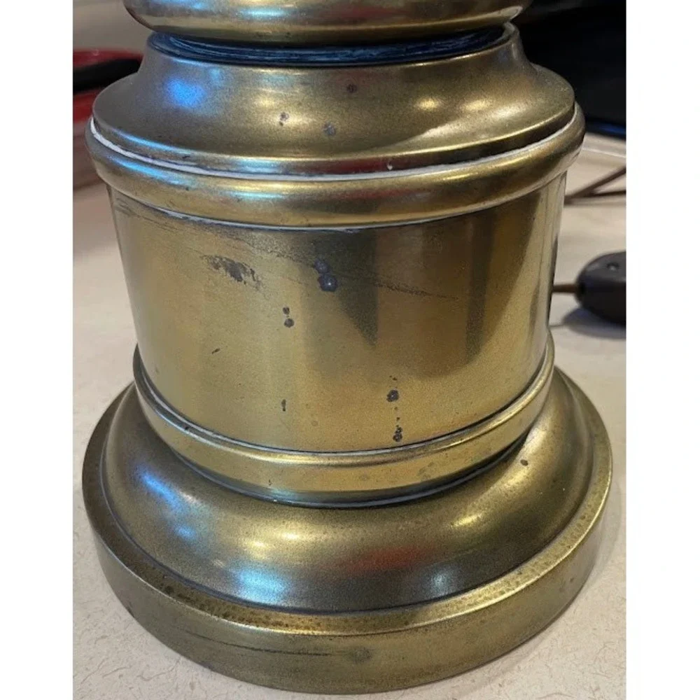 Stiffel Vintage Brass Pineapple Table‎ Lamp MCM Hollywood Regency Lighting